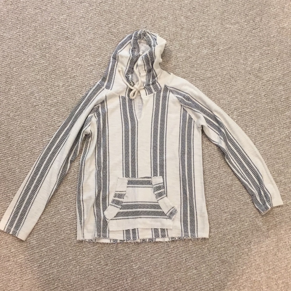 striped hoodie